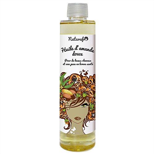 Huile d'amande douce pour cheveux et visage - 100 ml, Bouchon à visser Cover