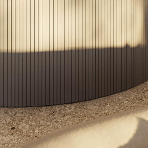 Panneau mural CANELE L FLEX pour habillage de mur courbe