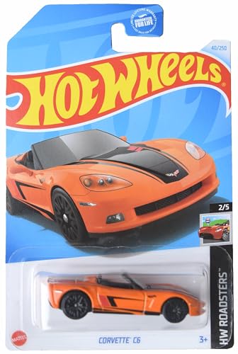 Mattel Hot Wheels Corvette C6, HW Roadsters 2/5 [Orange] 40/250