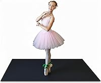 Vista 9 de Vinyl Marley Portable Dance Floor Non-Slip for Ballet, Jazz, Home & Studio