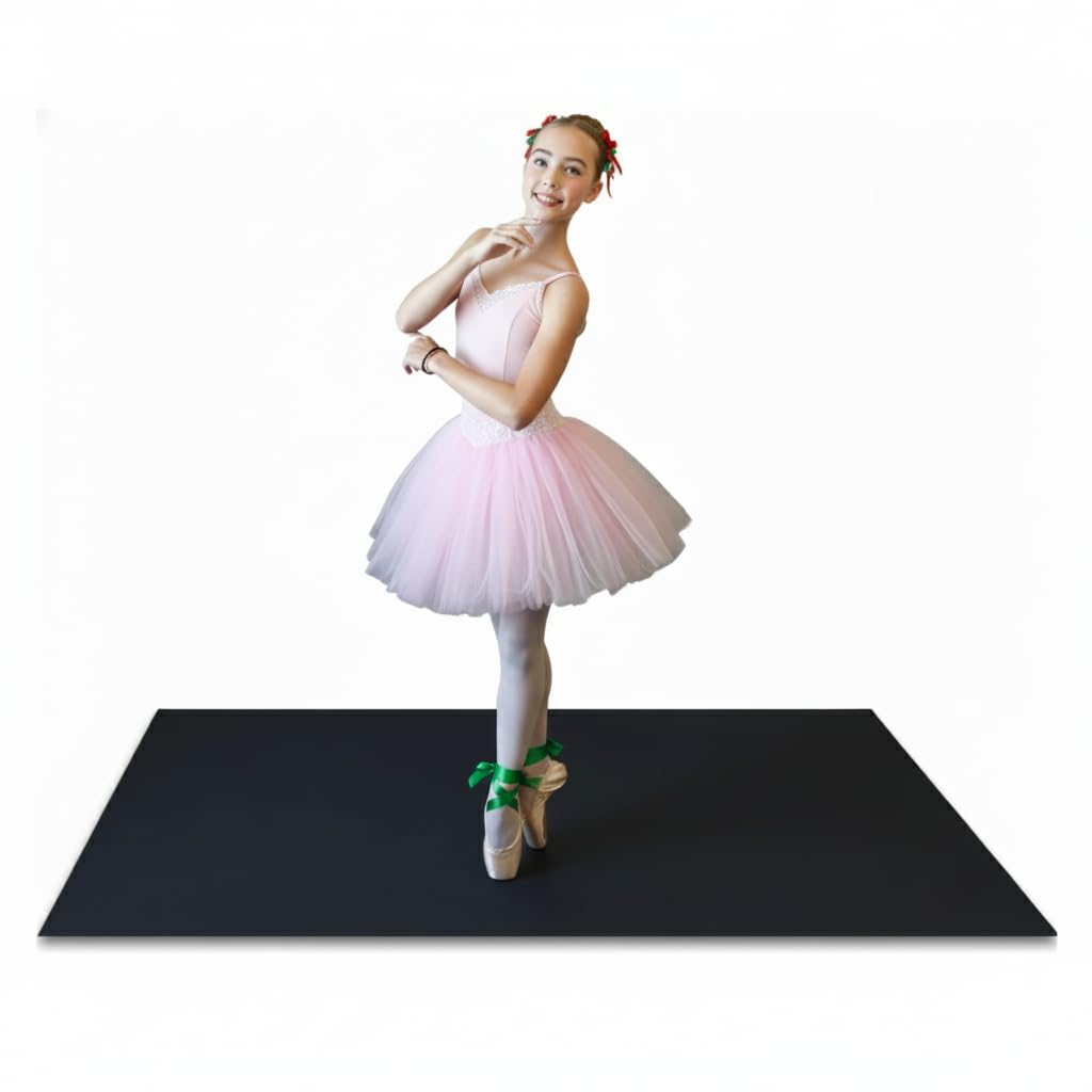 Artan Balance Marley Dance Floor- Ideal for Ballet, Jazz, Tap, and Party Dancing for All Ages- Non-Slip Dance Floor for Smooth Flooring - Ballet Floor for Home, Studio and Outdoor Dance Floor