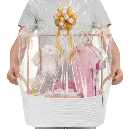 Ferrochef Large Baby Shower Basket, Baby Crate Closet 17.7