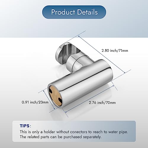Cinwiny Wall Mount Shower Spray Bracket Adjustable Polish Chrome Handheld Sprayer Hand Held Shower Head Holder Solid Brass #TOP1