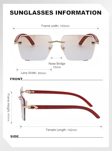 Image of Photochromic Glasses for Men&Women UV400 Clear to Dark Light-Adjusting Lenses Unisex Fotocromatic Glasses(3050)