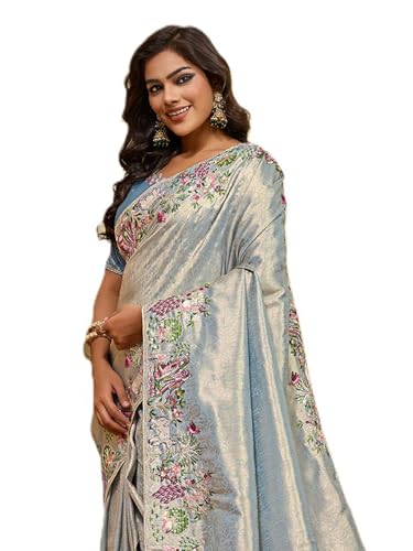 Sari brodé en soie Banarasi 6438 pour une élégance traditionnelle d'exception