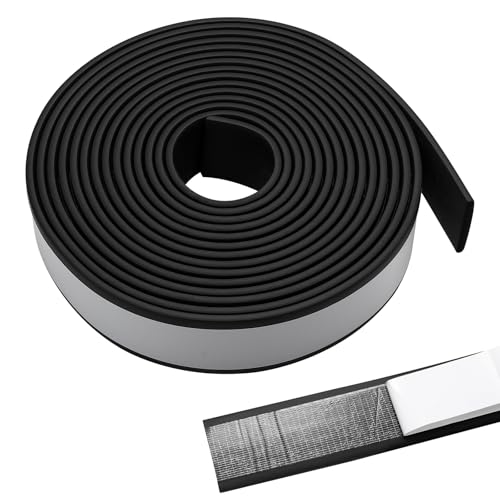 23FT Camper Shell Seal Truck Rubber 23 feet x 2 x 0.2 EPDM Stripping Truck Cap Seal for Truck Roof Cover Maximum Weight Capacity 200 pounds