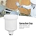 Paint Sprayer Cup, 125mL Spray Cup Plastic + Stainless Steel Gravity Feed Paint Cup Replacement Pot 15mm, Power Paint Sprayers Or Hvlp Sprayers