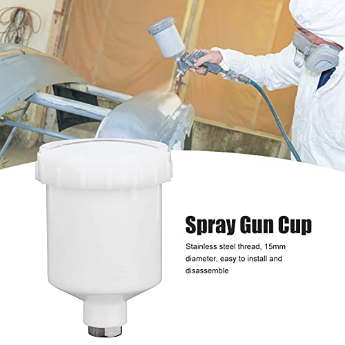 Image of 125Ml Plastic Cup, for Spray Guns with 15Mm Femal Spray Gun Replacement Parts Hvlp Cups 150Mm Thread Painting Parts
