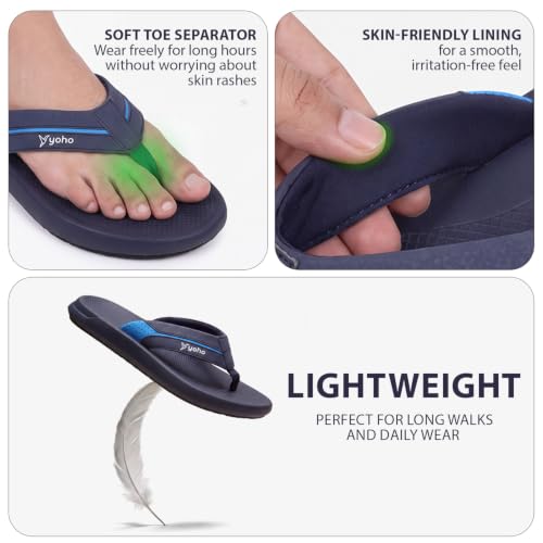 Image of YOHO Snugly Slippers for Men | Sleek Everyday Style | PU Cushioned Support & Durable Build | 004