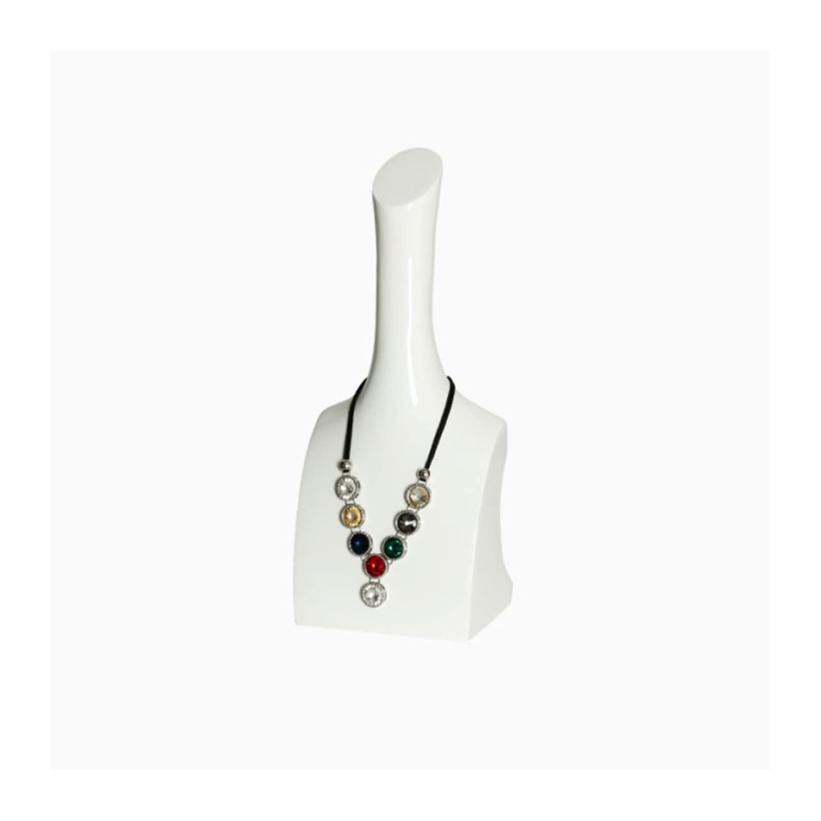 GAROEN Jewelry Display Stand Jewelry Display Stand Resin Medium Rings Necklace Jewelry Display Stand Side Portrait Model Necklace Display Prop Mall
