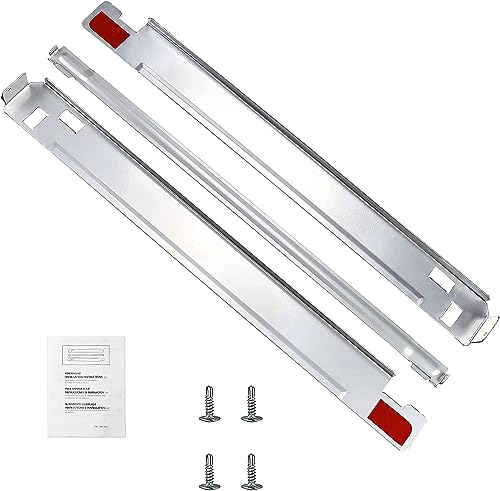 TOMOON KSTK1 Laundry Stacking Kit for 27' L-G Washer and Dryer - Solid Metal with Chrome Finish, Replaces WSTK1 (Silver) - Optimized for Space