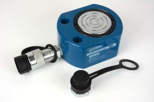 Image of TEMCo HC0033 Low Profile Height Hydraulic Cylinder Puck 30 Ton, 0.51 inch Stroke (Optional Tonnages Availiable)