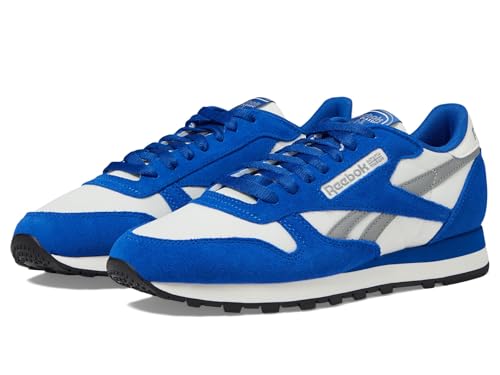 Reebok Unisex Classic Leather Sneaker, Boundless Blue/Chalk/Grey 3, 5.5 Women/4 Men