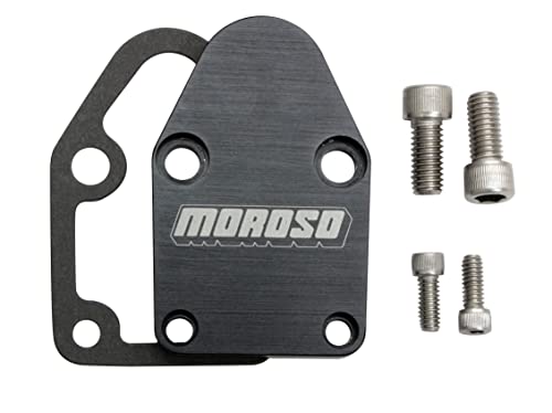 Moroso 65395 Billet Fuel Pump Plate, Fits Small Block Chevy ...