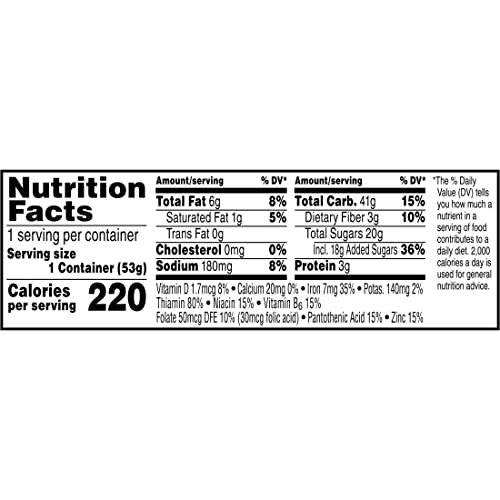 Kellogg's Krave Cold Breakfast Cereal Cups, 7 Vitamins And Minerals, Kids Snacks, Chocolate (12 Cups) #TOP5