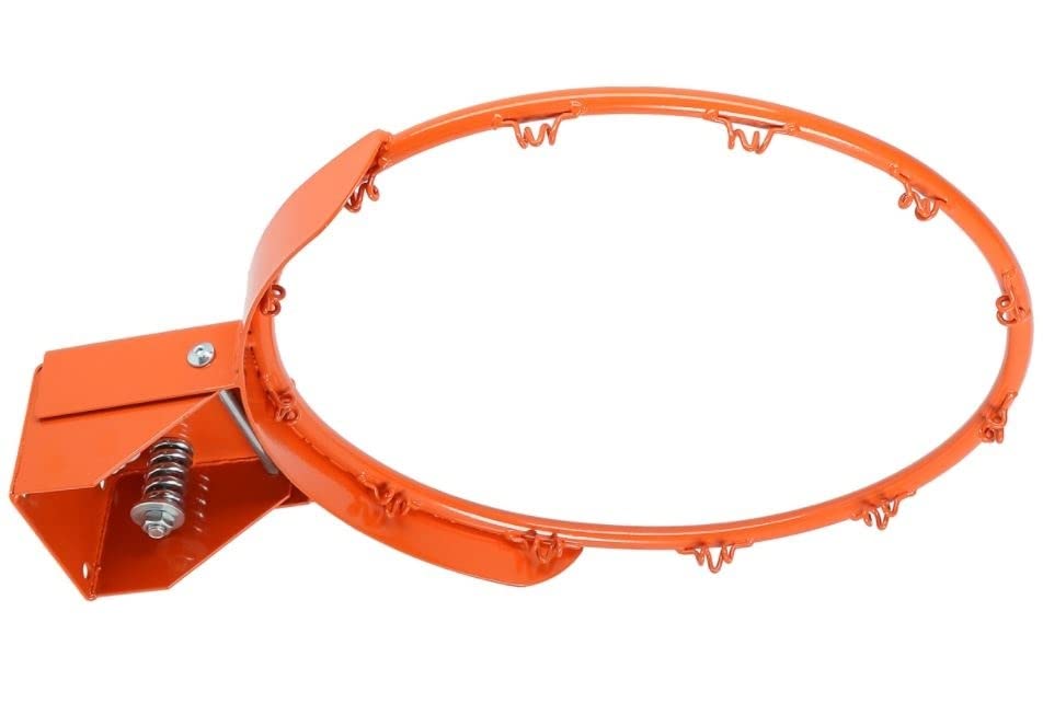 Canestro da basket con molla per schiacciate, rosso da 45 cm