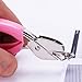 Staple Tack Office Handheld Non-Slip Ofiice Clip Claw Handle for Puller Removers Remover Lifter Stapler with Nail Home Spring-Loaded Tools Pull Tool Removal Pink Universal