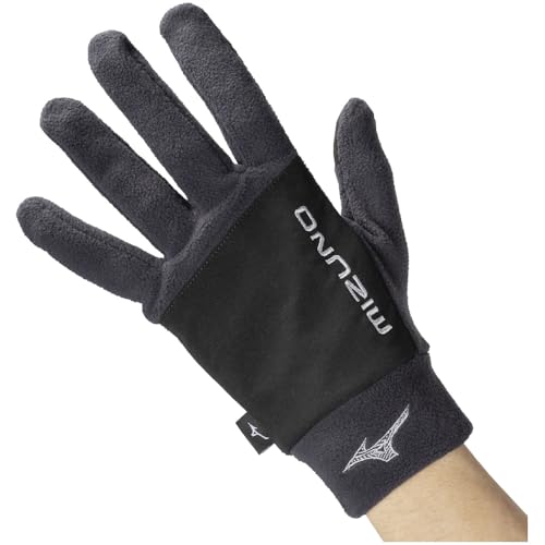 MIZUNO(ミズノ) トレーニングウエア プルーフフリース手袋 タッチパネル対応 防寒 撥水 フィット設計 32JYB610 ブラック L