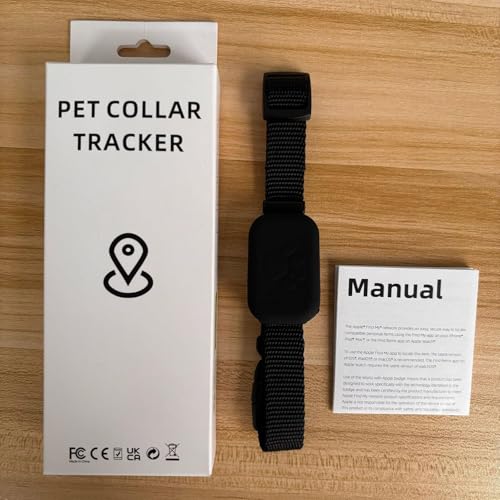 Generisch Bluetooth Haustier Locator für Hunde & Katzen – GPS Ortung mit verstellbarem Halsband, wasserdicht, Multi-Personen-Betreuung, Lange Batterielaufzeit, Kompatibel mit iOS und Android (Blau)