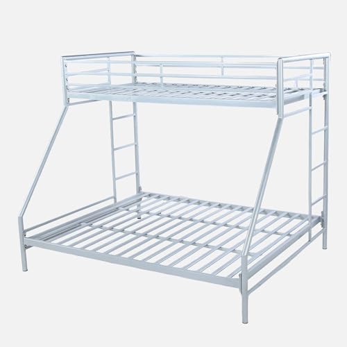 Image of Twin Over Twin Metal Bunk Bed |Bunk Bed Without Storage for Kids | Double Decker Bed for Kids Room Furniture |Metal Bunker Bed (Mattress Not Included)