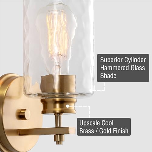 Image of Kira Home Phoebe 10 inch Mid Century Modern Wall Sconce for Bathroom Vanity