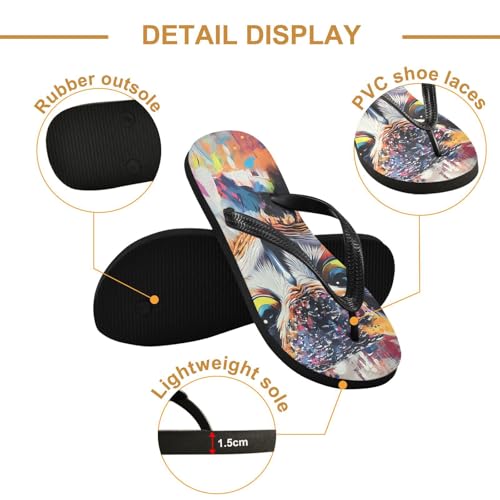Owl Flip Flop Beach Summer Casual Sandal for Women & Men Shower Shoes 208617842