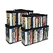 Evelots VHS Storage Bag-Movie Organizer-Video Tape-Handles-Hold 60-No Dust-Set/4