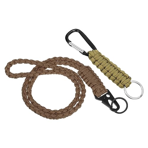 PATIKIL Braided Paracord Lanyard Keychain