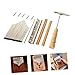 LIFKOME Keys Kalimba Thumb Piano Replacement Kit Durable Metal DIY Accessories with Carved Scale for Beginners Smooth Polished Surface Elastic and Wear Resistant Parts