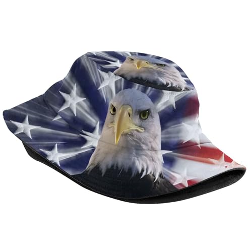 Image of Bucket Hat for Women Men, Fashion Print Outdoor Beach Hat Packable Sun Cap for Travel Hiking