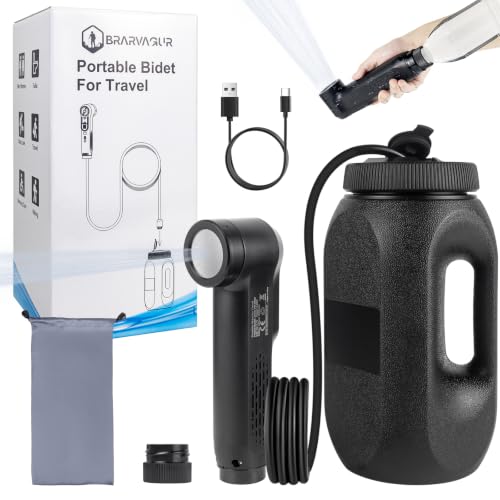 Portable Bidet for Travel 1600mAh Electric Handheld Bidet with 2.5L Tank