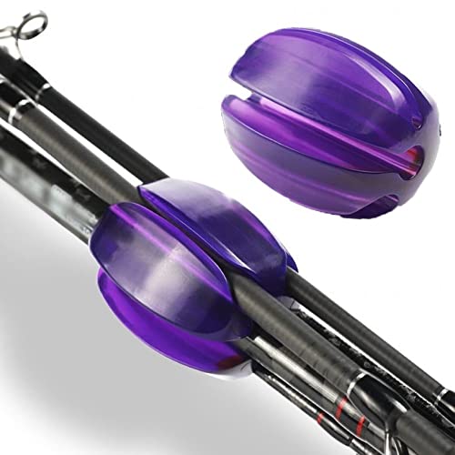 Fopytu 2 Pcs Cardera De Carra De Pesca Pollo De Pesca Bola Fija Bola De Caña Anti-colision Barra De Pesca Cava De Pesca Accesorios De Pesca