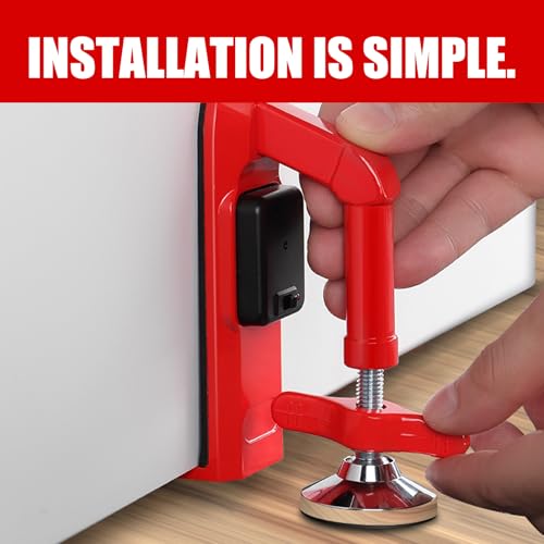 Türstopper Alarm Einbruchschutz 80dB Hotelsicherheit Persönlicher Schutz Einstellbare Türalarm für Zuhause, Hotel, Reisen, mit Batterien