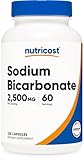 Nutricost Sodium Bicarbonate (2,500mg) 120 Capsules - GMO-Free, Gluten Free, Vegan, 60 Servings