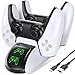 OIVO Chargeur Manette PS5, Chargeur PS5 pour Playstation 5, Support Manette PS5 avec Indicateur LED pour Manette PS5, Chargeur Dualsense ps5 pour Sony Playstation 5 Manette