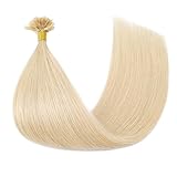 K Tip Hair Extensions Real Human Hair Platinum Blonde 14 Inch 260518