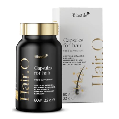 Capsules Biostile Hair.O – Contre la perte de cheveux et pour une croissance saine des cheveux (60 capsules)