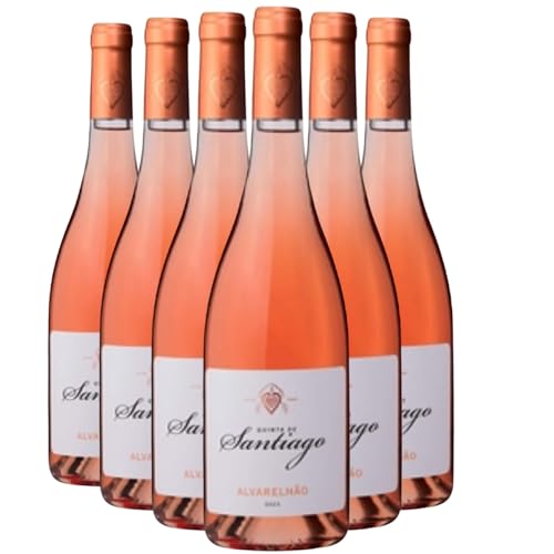 Quinta de Santiago Alvarelhão rosado 2023 - DOC Vinho Verde - Portugal - Variedades de uva Alvarelhão - 6x75cl