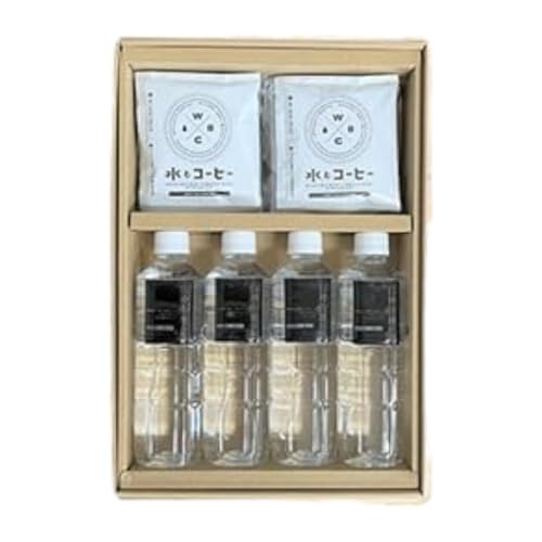 白神山地の水とコーヒーギフトセット(ドリップオン 水とコーヒー オリジナルブレンド) 飲料類 ミネラルウォーター 飲料 珈琲 ドリップコーヒー