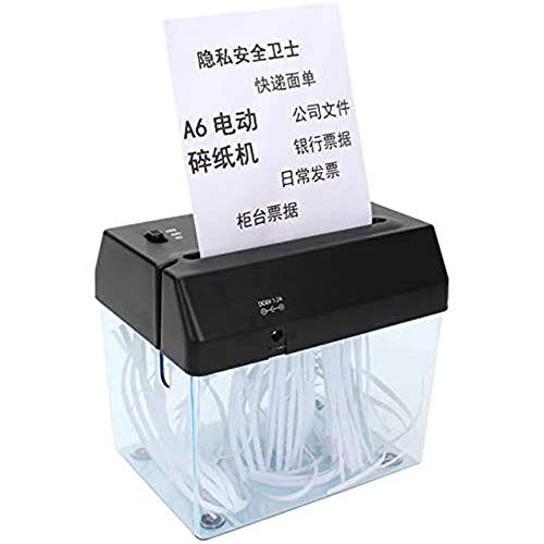Mini-Aktenvernichter - A6 Papierdokumente Desktop-Schneidemaschine mit Brieföffner für Home Office