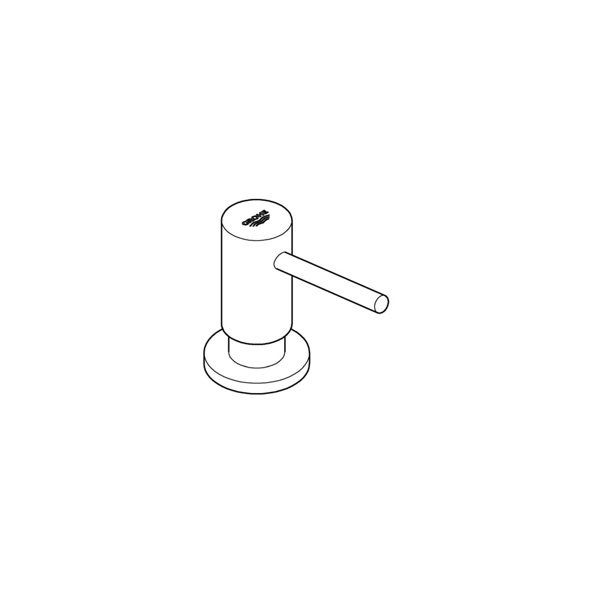 Grohe Seifenspender Cosmopolitan 40535 Vorratsbehälter 0,4 l warm sunset geb, 40535DL0