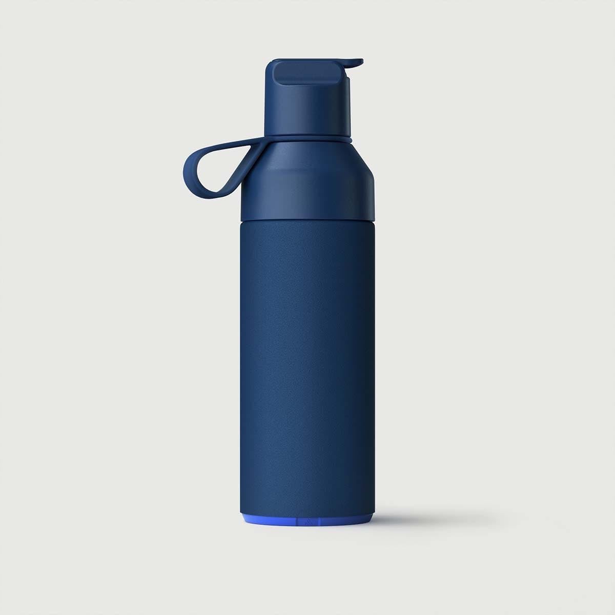 Ocean Bottle Go 17 oz | Stainless Steel Water Bottle | Reusable & Sustainable | Keeps Drinks Cold & Hot | Eco Friendly Gift (Ocean Blue) - Image 2