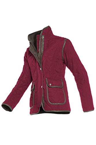 Baleno Damen Hepburn Diamond Steppjacke S weinrot