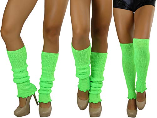 Image of ToBeInStyle Women's Ribbed Acrylic Footless Leg Warmers