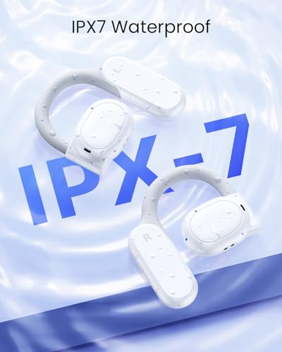 Image of AI Translation Earbuds Real Time 164 Languages 80H Playtime Translator Ear Buds Audifonos Traductores Ingles Espanol Wireless Earphones Bluetooth AI Headphone for Travel Meeting Learning K08 White