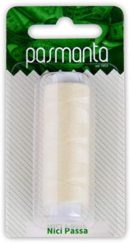 Strong Polyester Pro Sewing Thread, Many Colours Finest Spools, Universal All Purpose Hand and Machine Sewing, 200m - 220yd Coil Reel, by Pasmanta Made in Europe Since 1953 (5608 - Brown)