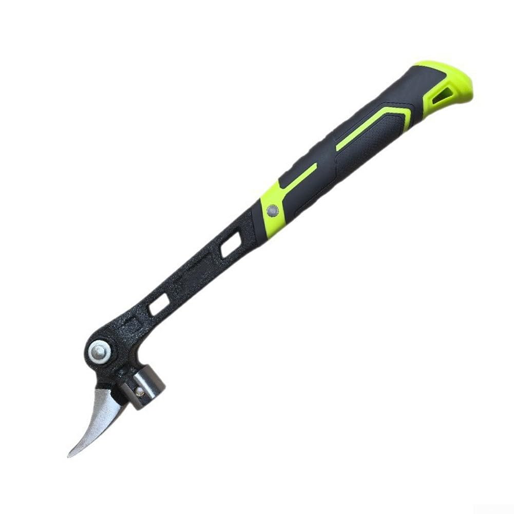 Martillo de garra ajustable de acero de alto carbono, cabeza multifuncional forjada para carpintería, mango ergonómico que reduce la fatiga, durabilidad tratada térmicamente