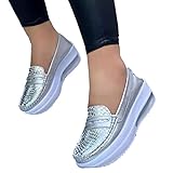 mocassin argente femme Le forfait comprend: 1 X Mocassins pour femmes