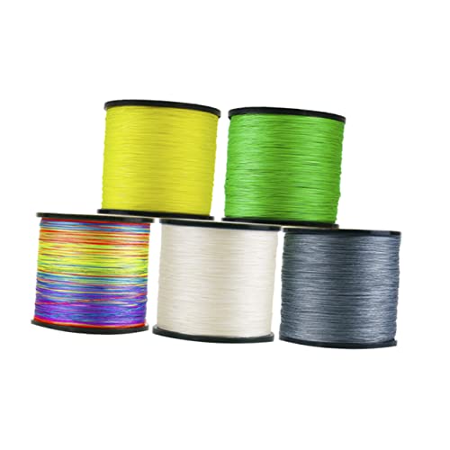 INOOMP Fio de pesca trançado, fio de pesca, fio de pesca, corda principal de cavalo forte, linha de