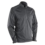 Sun Mountain 2021 Men's Rainflex Elite Long-Sleeve Golf Pullover (Steel, L)